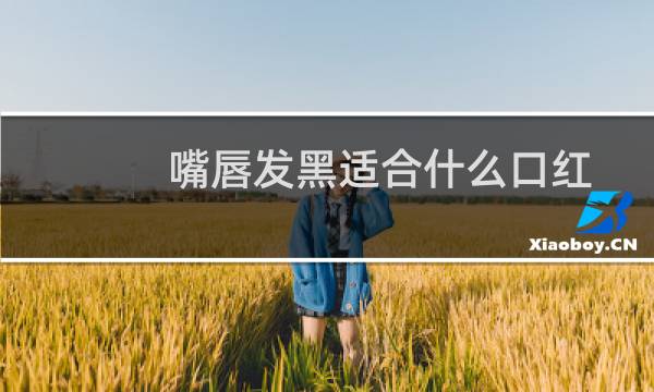 嘴唇发黑适合什么口红