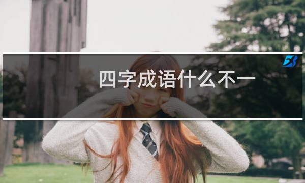 四字成语什么不一