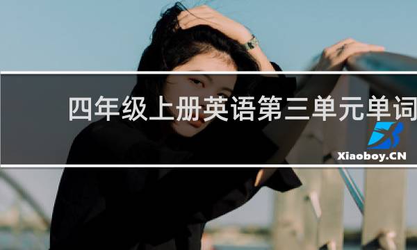 四年级上册英语第三单元单词