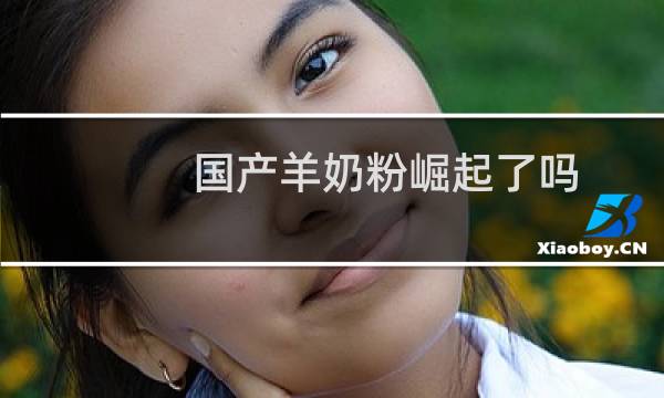 国产羊奶粉崛起了吗