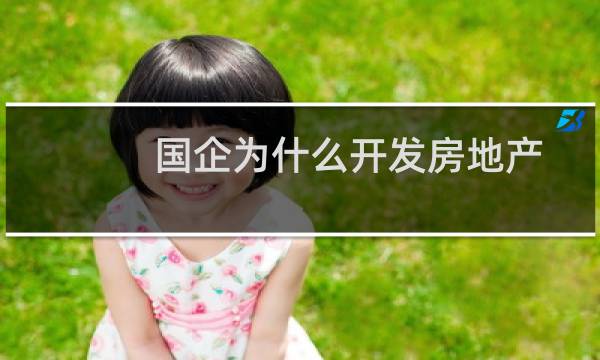 国企为什么开发房地产