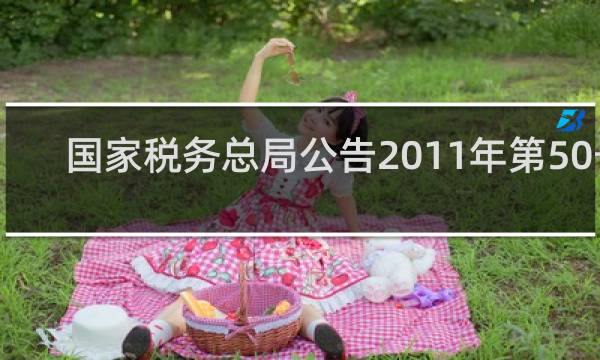 国家税务总局公告2011年第50号