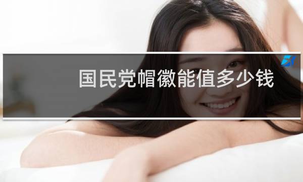 国民党帽徽能值多少钱