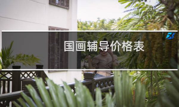 国画辅导价格表