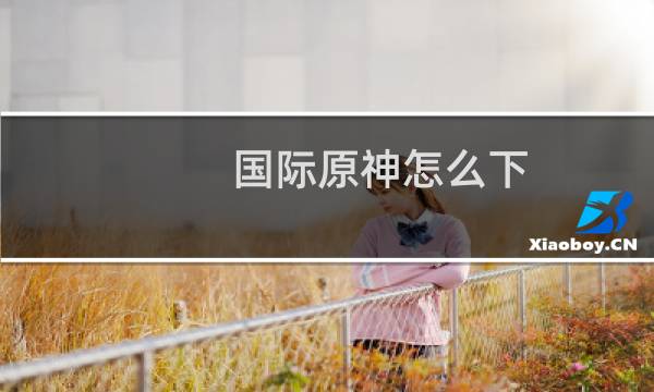 国际原神怎么下