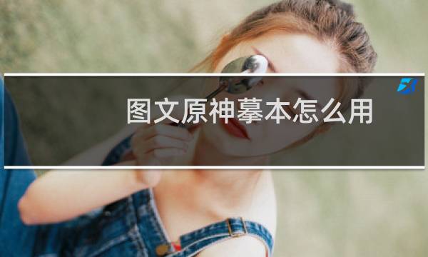 图文原神摹本怎么用