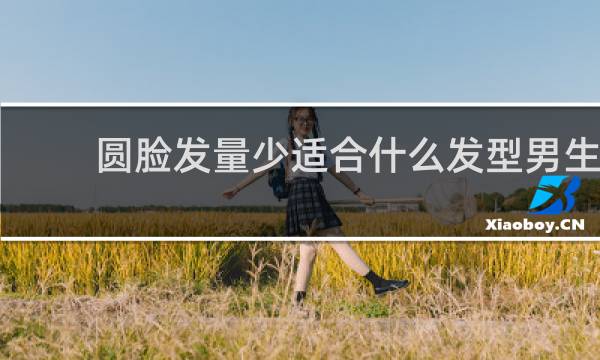圆脸发量少适合什么发型男生