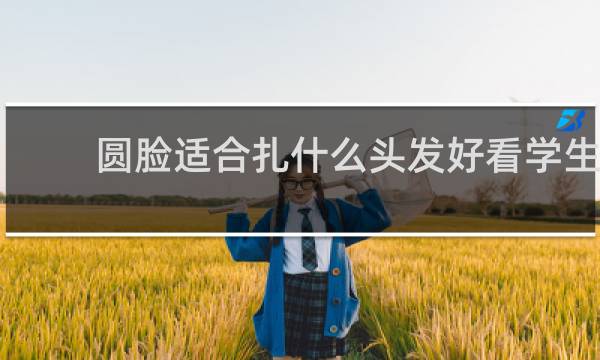圆脸适合扎什么头发好看学生