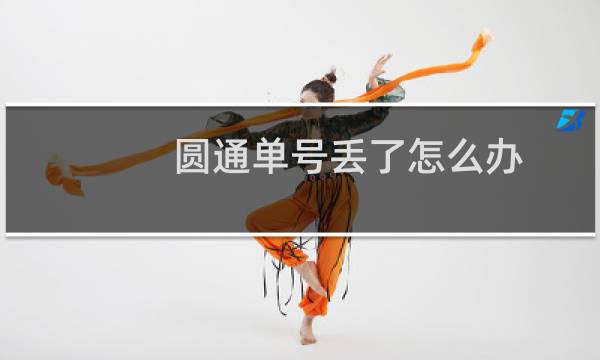 圆通单号丢了怎么办