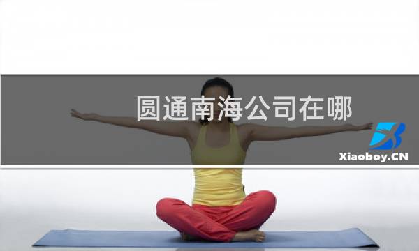圆通南海公司在哪