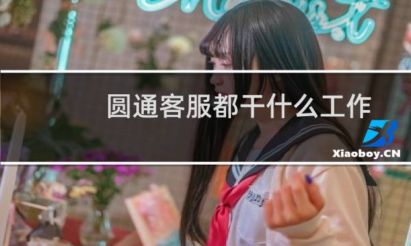 圆通客服都干什么工作