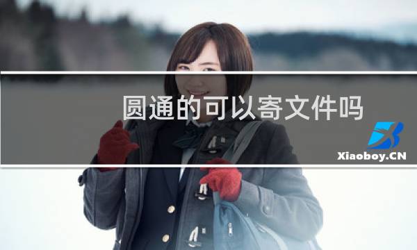圆通的可以寄文件吗