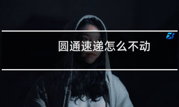 圆通速递怎么不动