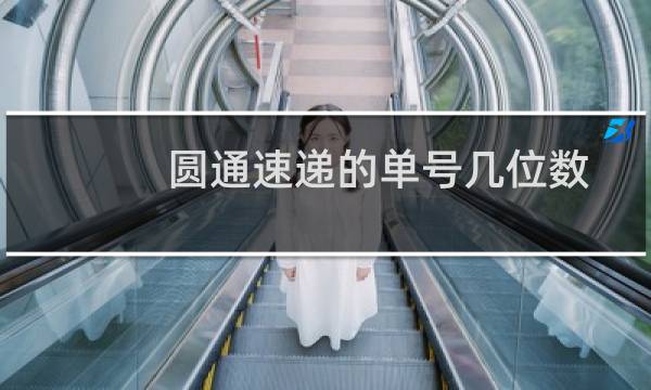 圆通速递的单号几位数
