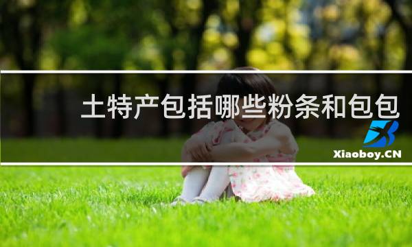 土特产包括哪些粉条和包包