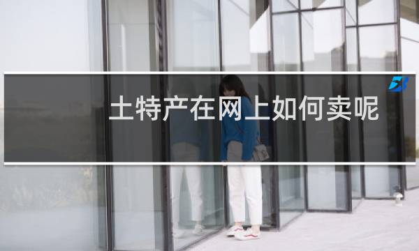 土特产在网上如何卖呢