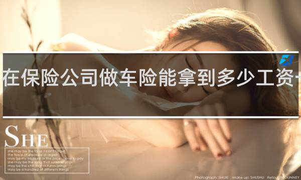 在保险公司做车险能拿到多少工资一个月