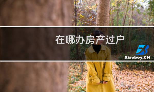 在哪办房产过户