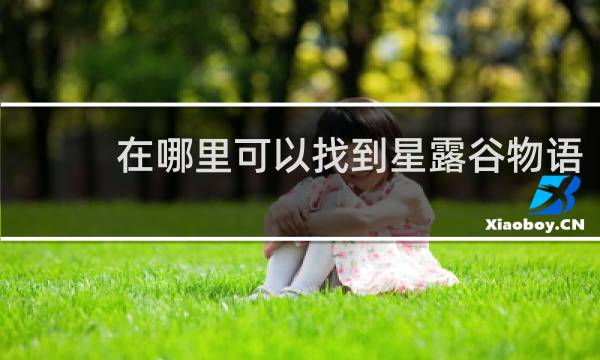 在哪里可以找到星露谷物语