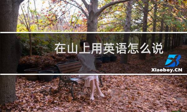 在山上用英语怎么说