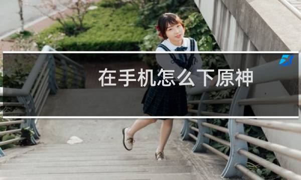 在手机怎么下原神