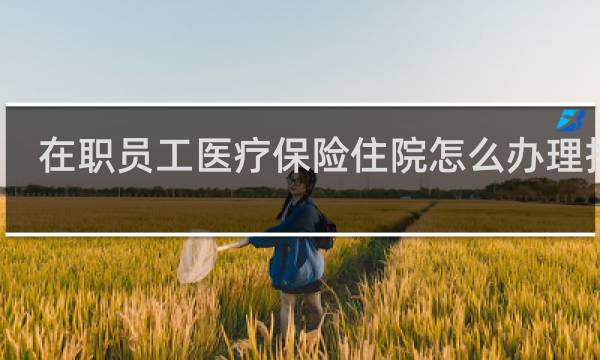 在职员工医疗保险住院怎么办理报销