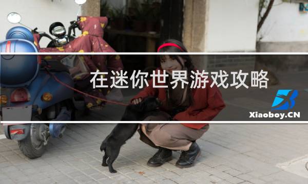 在迷你世界游戏攻略