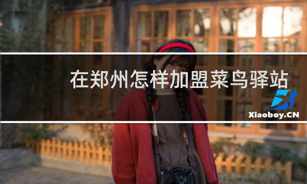 在郑州怎样加盟菜鸟驿站
