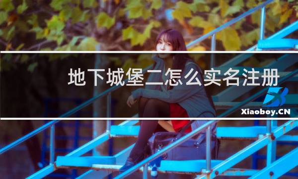 地下城堡二怎么实名注册