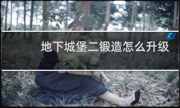 地下城堡二锻造怎么升级