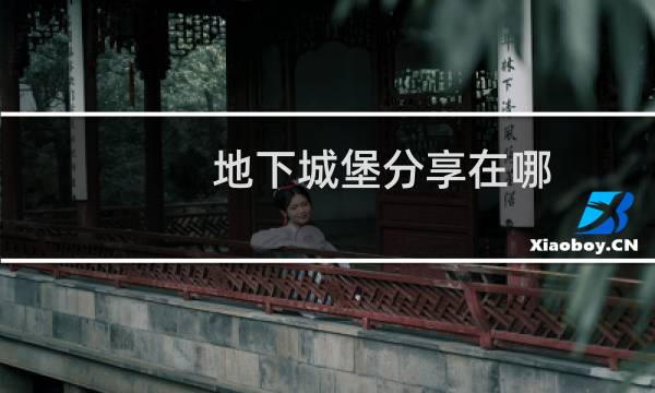 地下城堡分享在哪