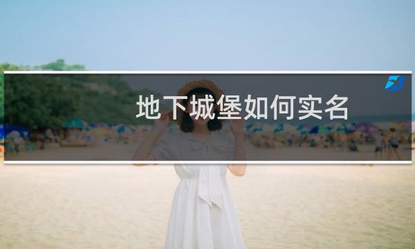 地下城堡如何实名