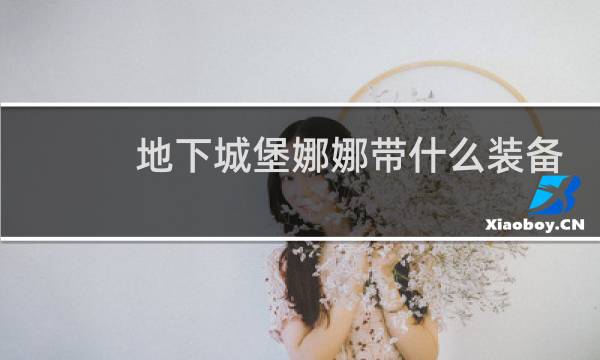 地下城堡娜娜带什么装备