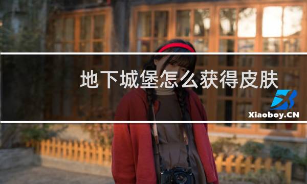 地下城堡怎么获得皮肤