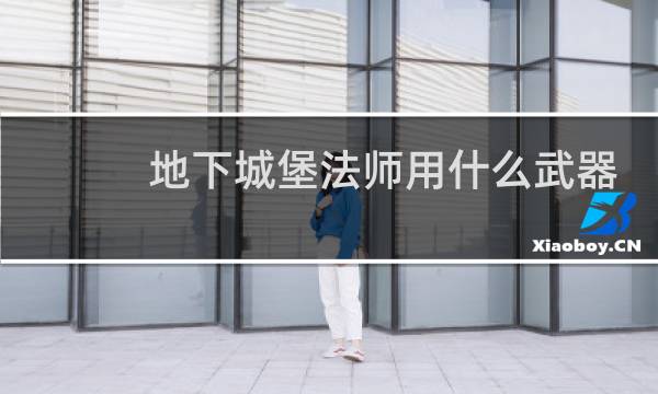 地下城堡法师用什么武器
