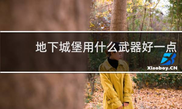 地下城堡用什么武器好一点