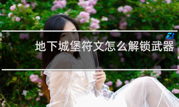 地下城堡符文怎么解锁武器