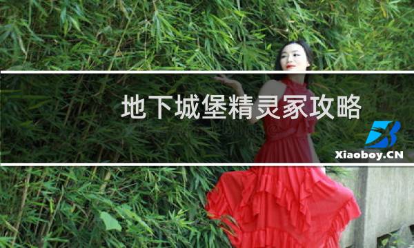 地下城堡精灵冢攻略