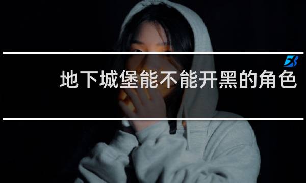 地下城堡能不能开黑的角色