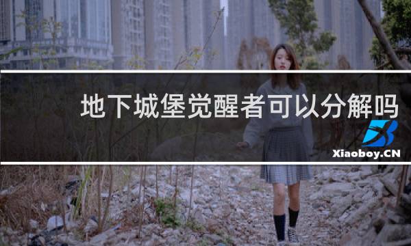 地下城堡觉醒者可以分解吗