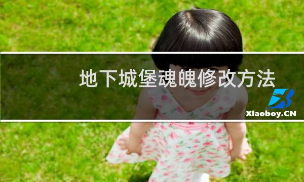地下城堡魂魄修改方法
