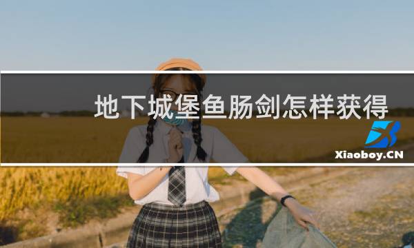 地下城堡鱼肠剑怎样获得