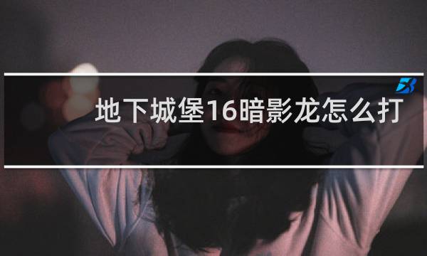 地下城堡16暗影龙怎么打