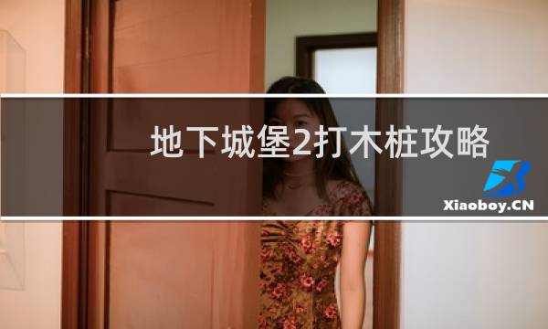 地下城堡2打木桩攻略