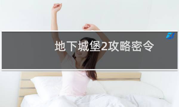 地下城堡2攻略密令