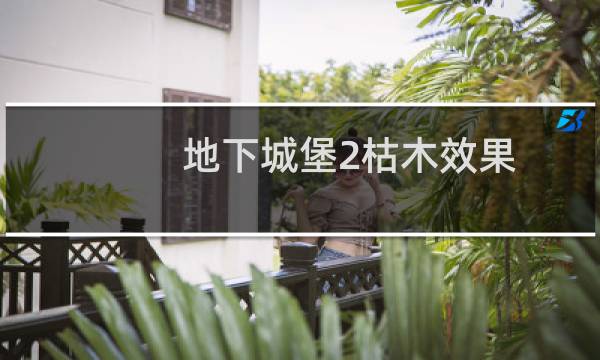 地下城堡2枯木效果