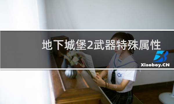 地下城堡2武器特殊属性