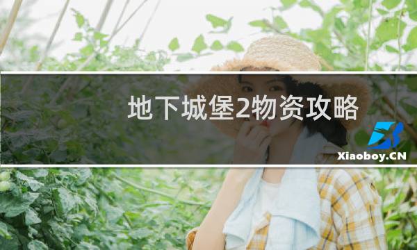 地下城堡2物资攻略