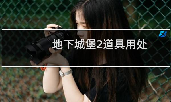 地下城堡2道具用处