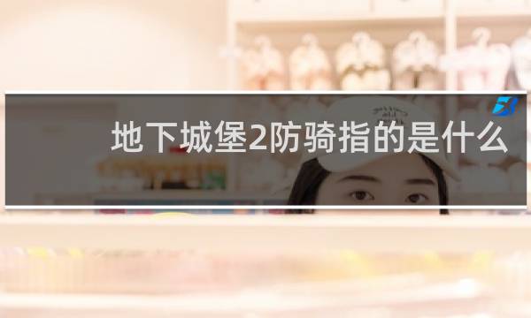 地下城堡2防骑指的是什么